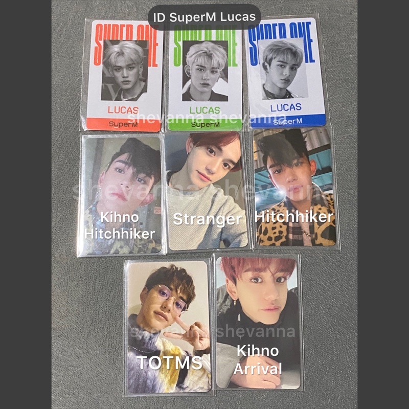 Jual Pc Photocard Lucas Id Card Superm Kihno Hitchhiker Stranger