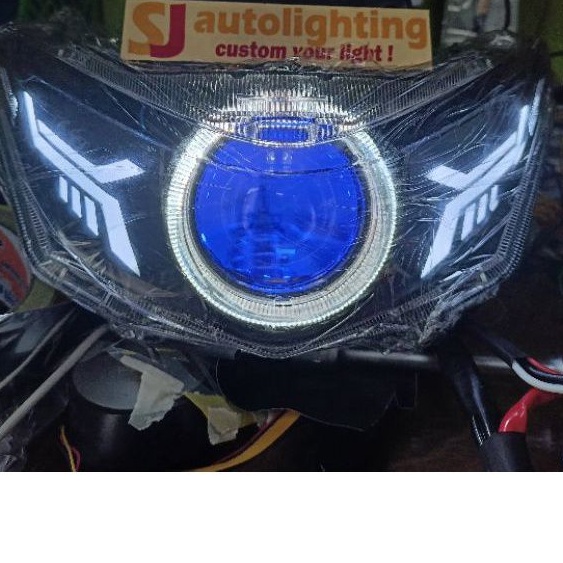 Jual Reflector Lampu Depan Beat Deluxe Custom Led Proji Shopee Indonesia