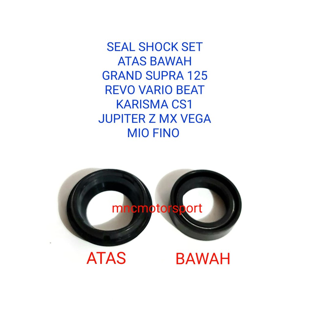 Jual Paket Seal Sil Shock Depan Atas Bawah Grand Supra X Revo