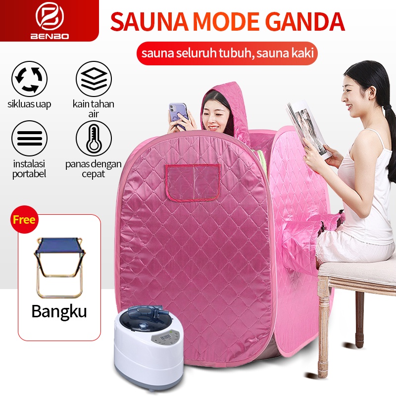 Jual Benbo Kotak Sauna Portable Steam Sauna Alat Pelangsing Tubuh