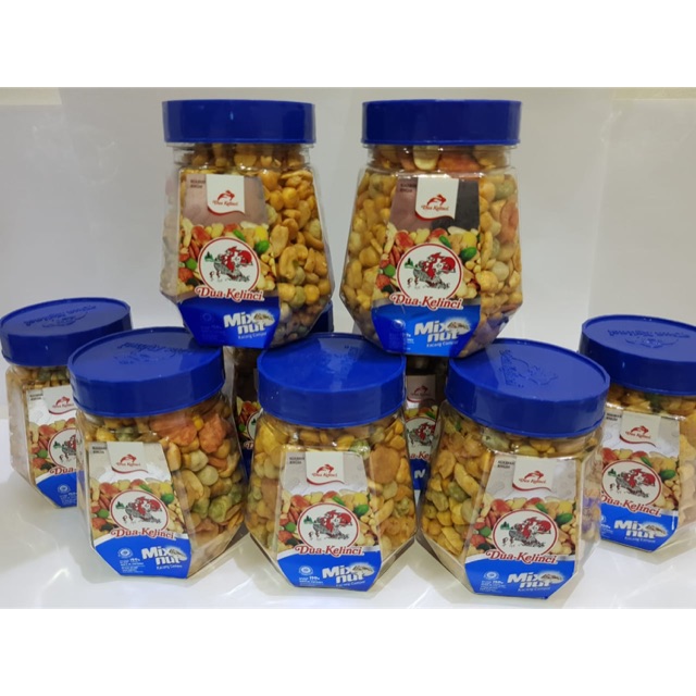 Jual Kacang Dua Kelinci Mix Nut Toples 150 G Shopee Indonesia