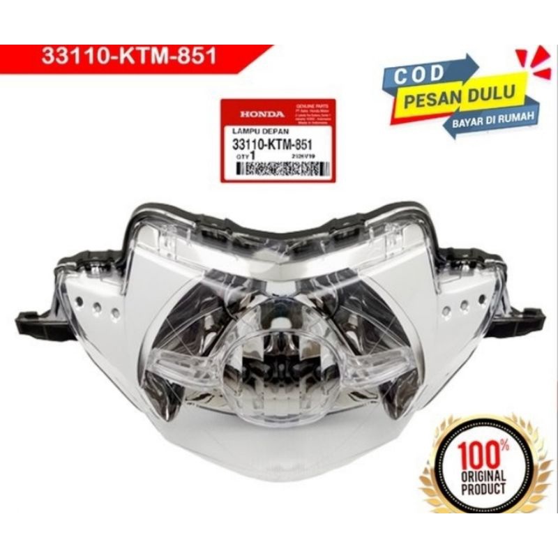 Jual Reflektor Lampu Depan Supra X 125 Lama Ktm ORIGINAL AHM Shopee