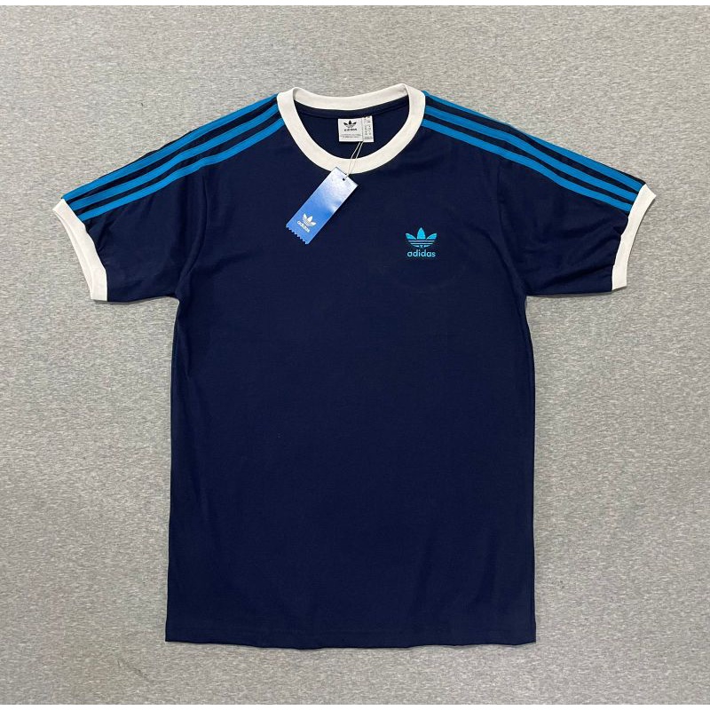 Jual Kaos Adidas Retro California Warna Navy Shopee Indonesia