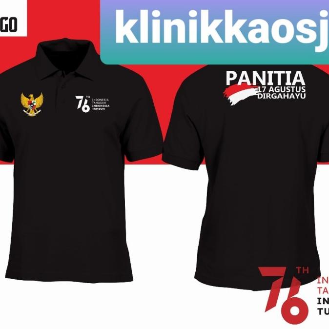 Jual Baju Kaos Polo Panitia Kemerdekaan Hut Ri 76 Polo Shirt