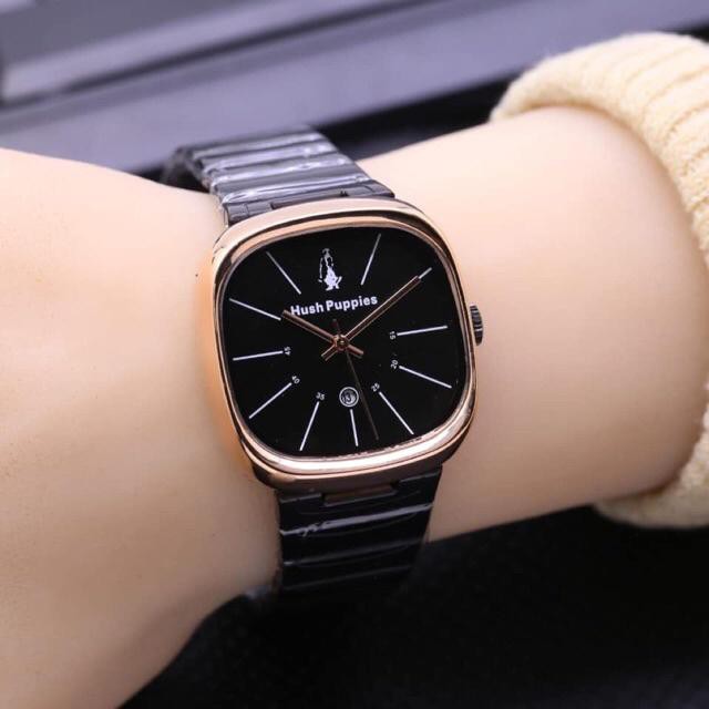 Jual High Quality Jam Tangan Wanita Hush Puppies Hp Segi Rantai