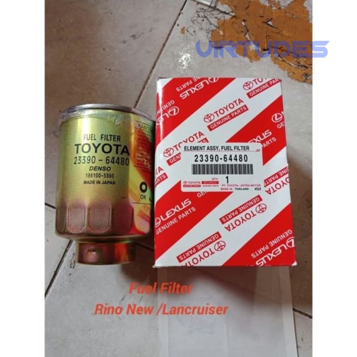 Jual FUEL FILTER SOLAR V8FF164 TOYOTA NEW RINO 2339064480 Shopee