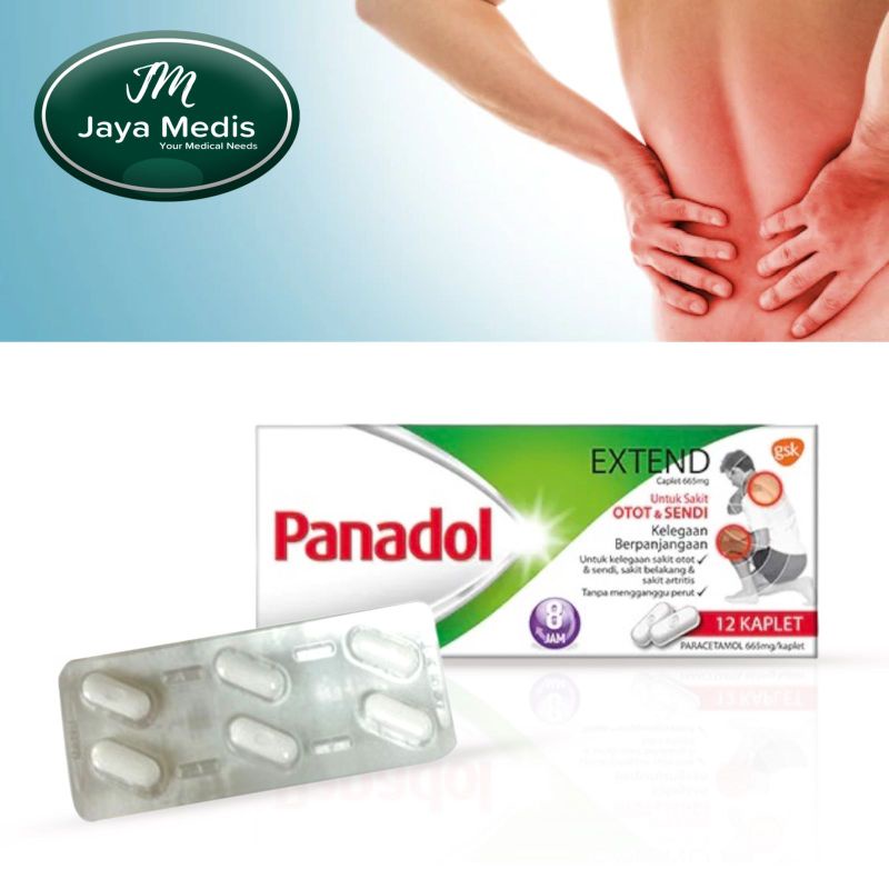 Jual Panadol Extend Untuk Meredakan Sakit Otot Dan Sendi 12 Kaplet