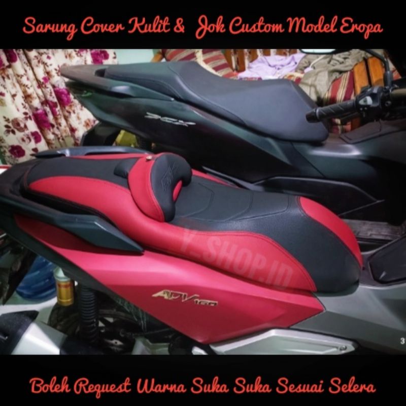 Jual Sarung Cover Kulit Jok Motor Adv 160 150 Model Eropa Shopee