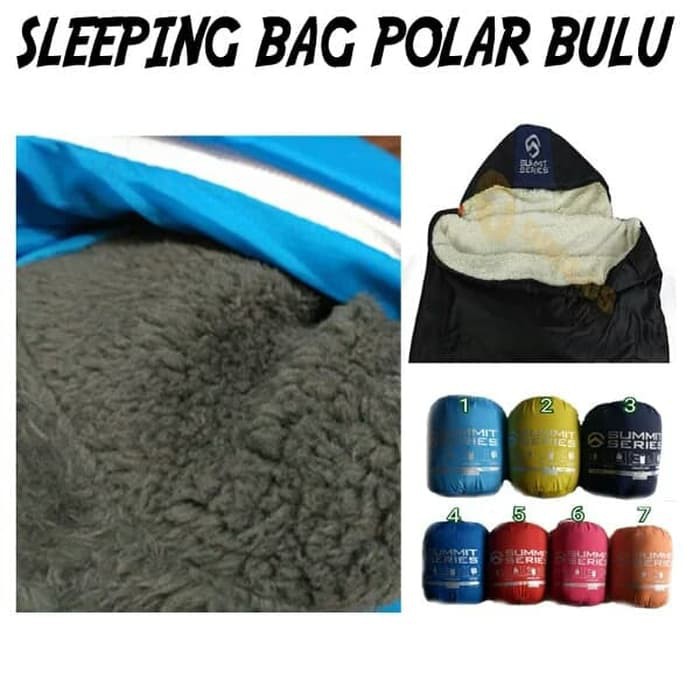 Jual Sleeping Bag Polar Bulu Exstra Tebal Sleping Bag Kantong Tidur