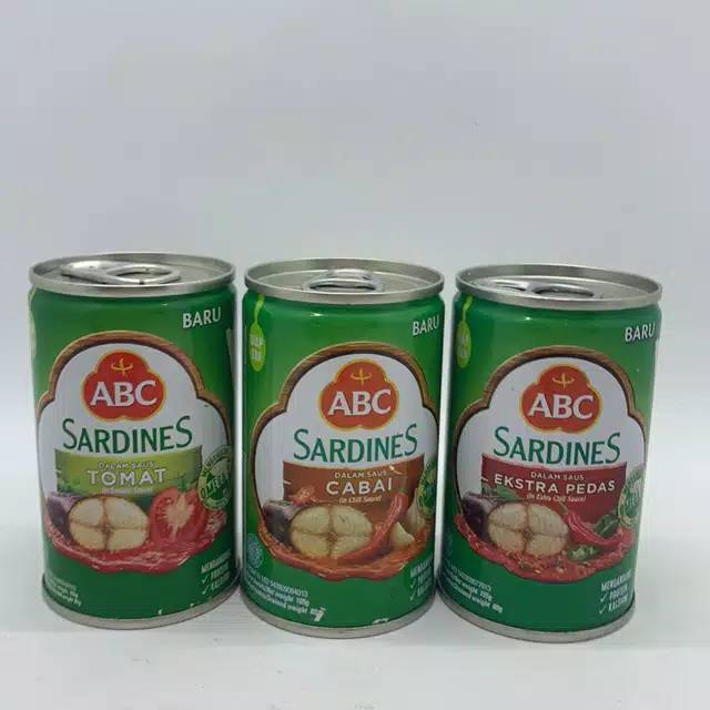 Jual Sardines Abc 155gr Beragam Rasa Murah Shopee Indonesia