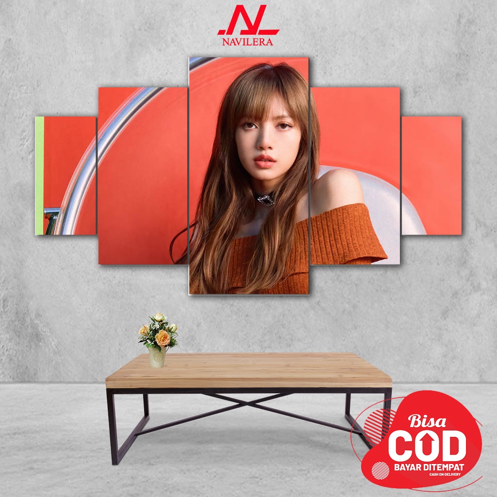 Jual Navilera Hiasan Dinding Kamar Poster Kayu Music Musik Kpop Lisa