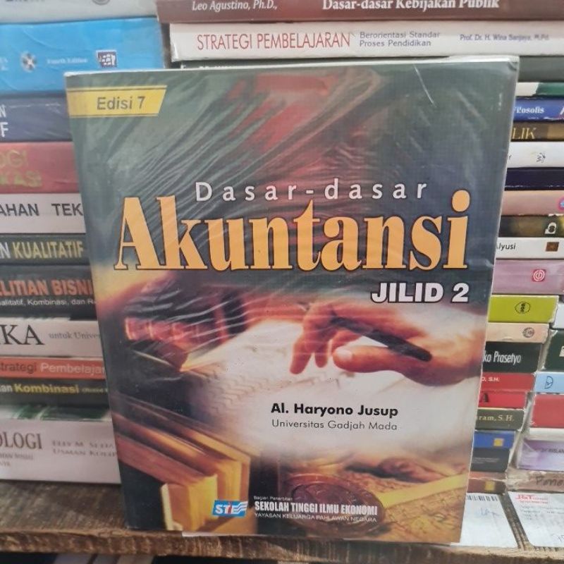 Jual Dasar Dasar Akuntansi Jilid Edisi By Al Haryono Jusup Shopee