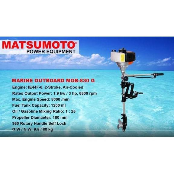 Jual Mesin Tempel Perahu Outboard Hp Tak Mob G Matsu Moto