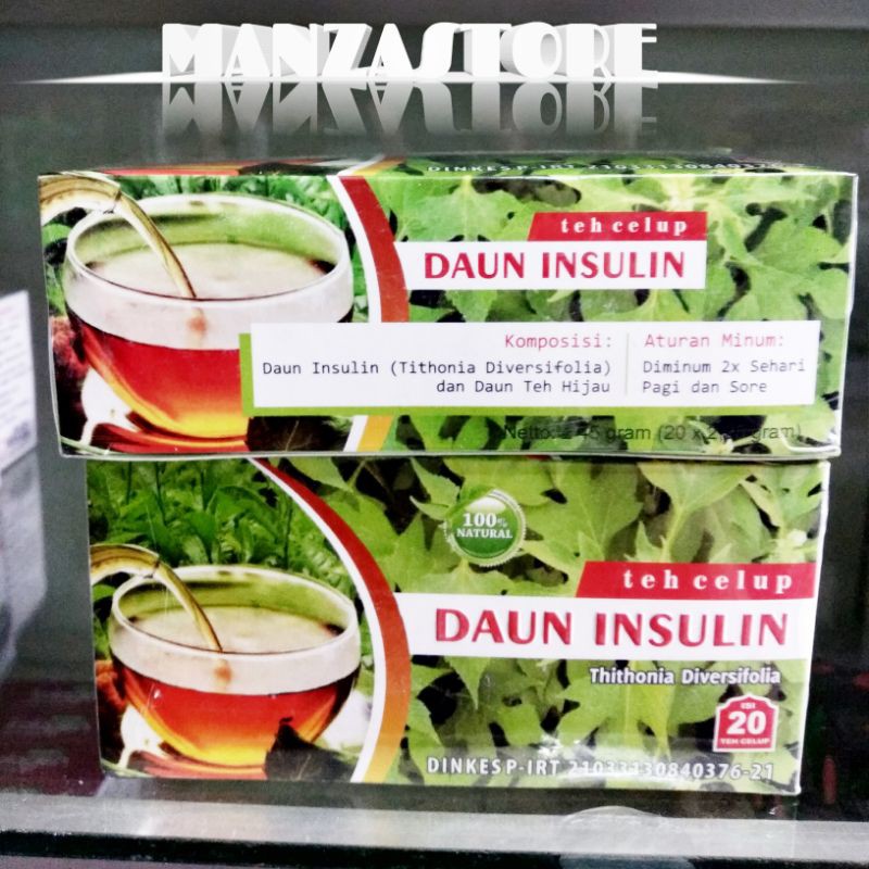 Jual Teh Celup Daun Insulin Membantu Menurunkan Gula Darah Diabetes