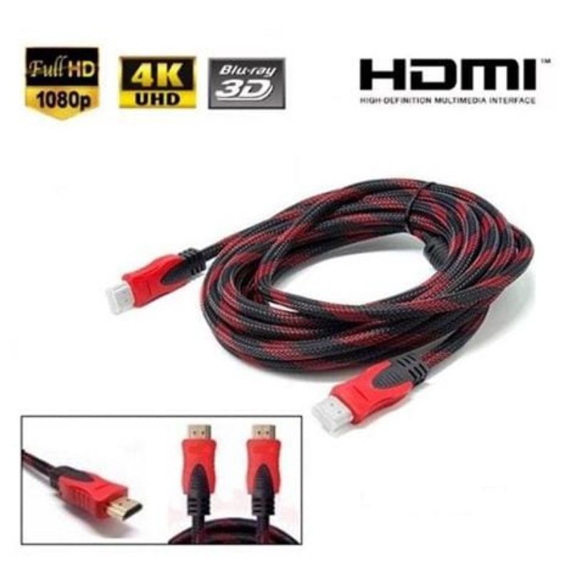 Jual Kabel HDMI 1 5M 3M 5M 10M Serat Jaring 1080P V1 4 Cable 3D High