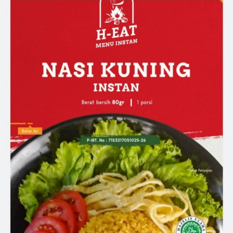 Jual Makanan Instan H EAT Makanan Gunung Nasi Kuning Shopee Indonesia