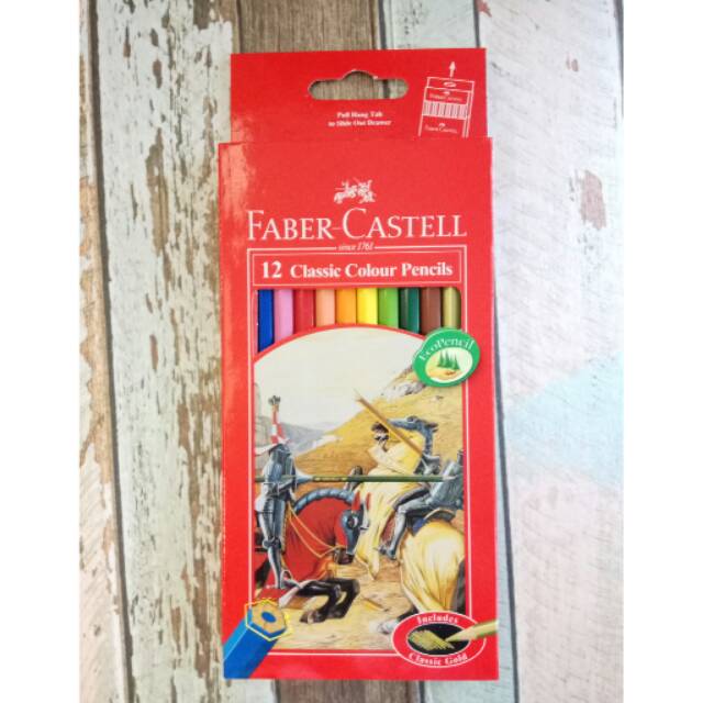 Jual Pensil Warna Faber Castell W Classic Panjang Shopee Indonesia