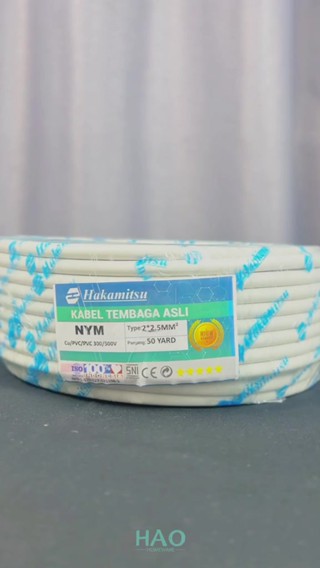 Jual Kabel Nym X Mm Yard Full Kabel Listrik Tembaga Murni Pvc