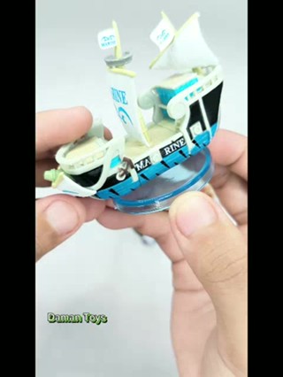 Jual Miniatur Kapal One Piece Going Merry Thousand Sunny Figure Ship