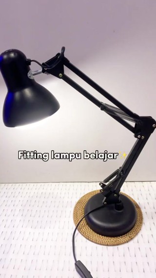 Jual Rumah Fitting Hitam Lampu Baca Arsitek Meja Belajar Kerja Duduk