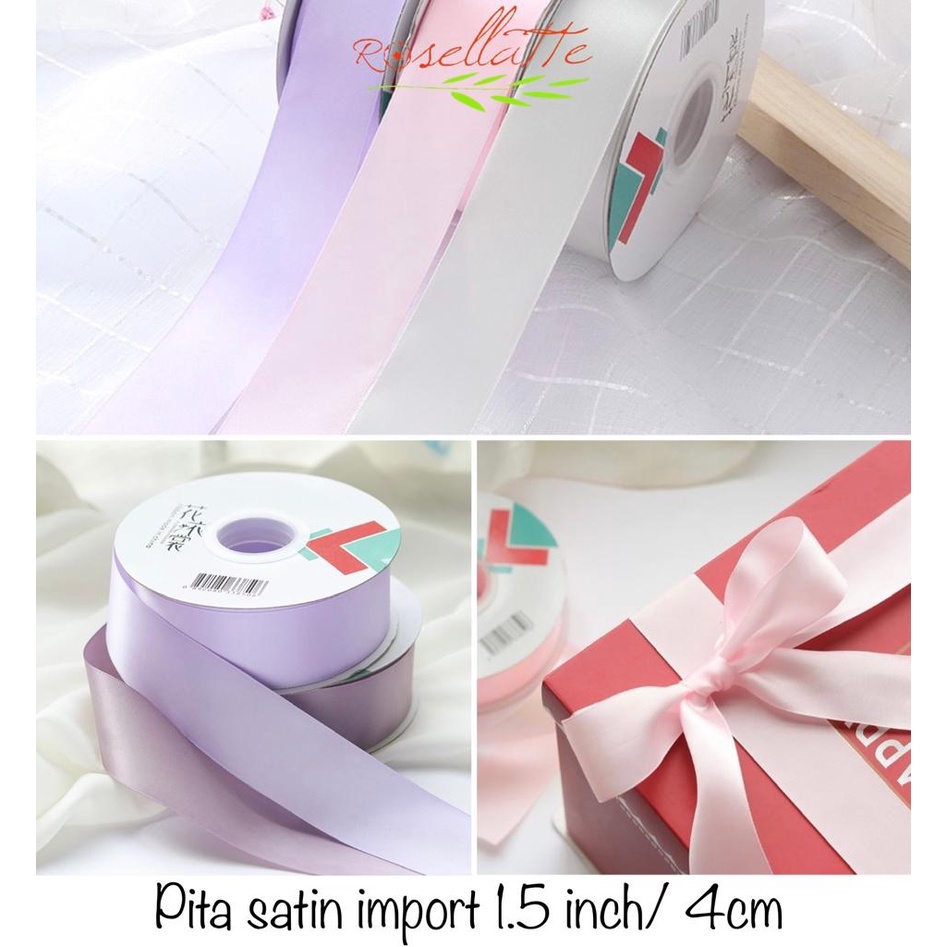 Jual Pita Satin Import Premium Cm Inch Cm Shopee Indonesia