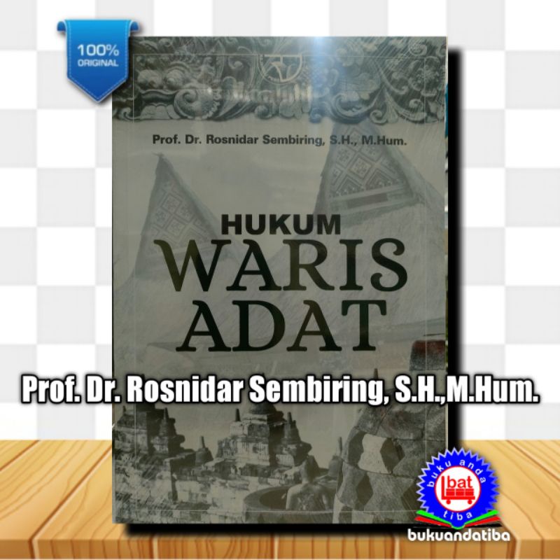 Jual Hukum Waris Adat Prof Dr Rosnidar Sembiring Sh Mhum Shopee