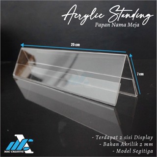 Jual Papan Nama Akrilik Akrilik Kartu Nama X X Akrilik Papan