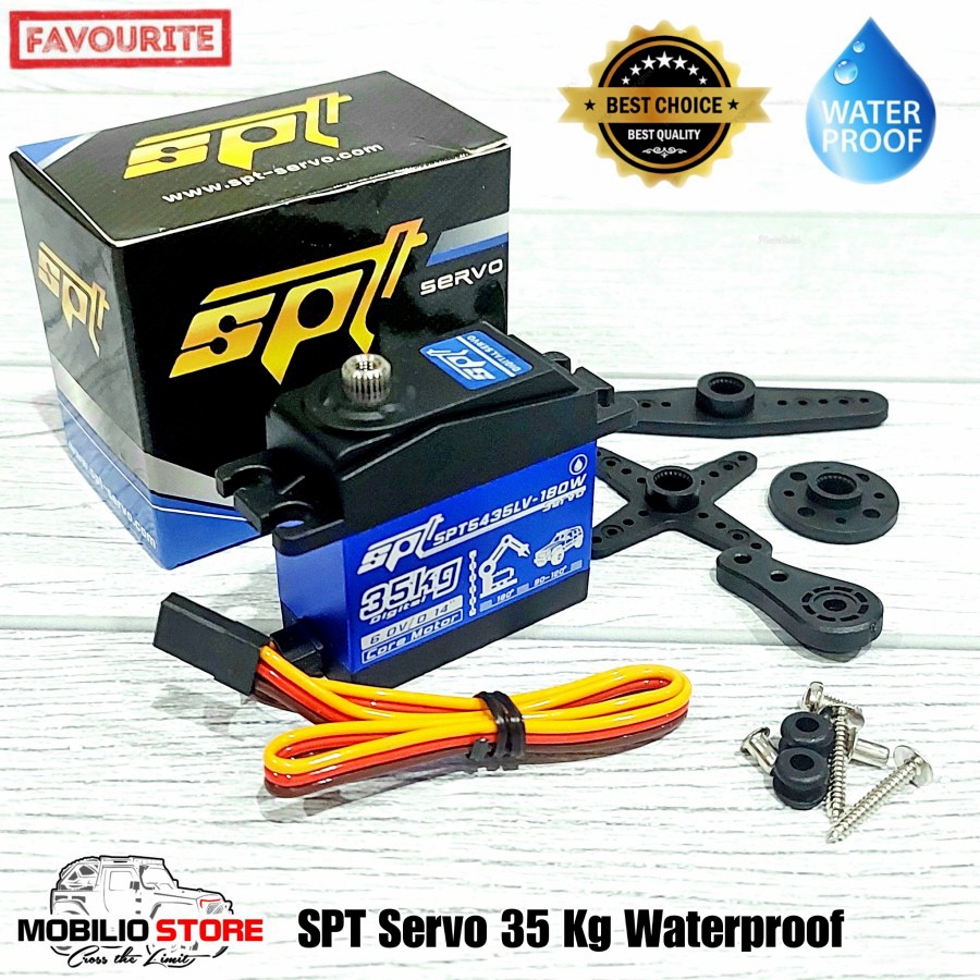 Jual Spt Servo Large Torque Kg Waterproof Full Metal Gear Digital