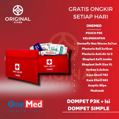 Jual Dompet First Aid Kit Isi Onemed P K Set Pertolongan Pertama Luka