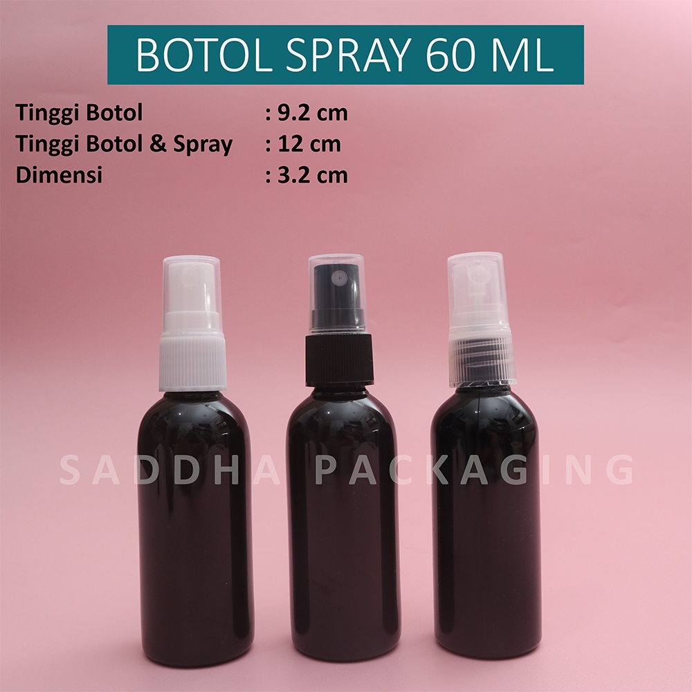 Jual Botol Spray Ml Hitam Botol Ml Spray Hitam Pet Tebal Botol