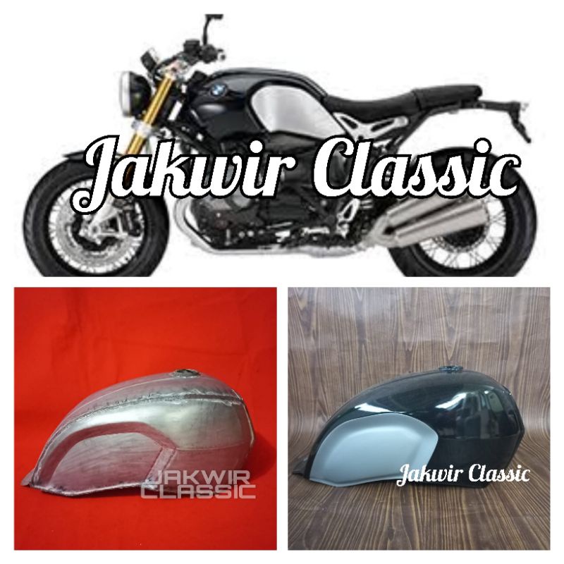 Jual TANGKI CUSTOM BMW R9T UNIVERSAL MOTOR TIGER MEGAPRO THUNDER GL CB