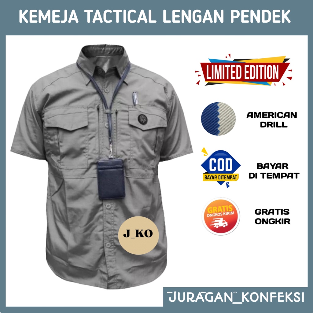 Jual Kemeja Tactical Lapangan Pdl M Tac Lengan Pendek Baju Tactical