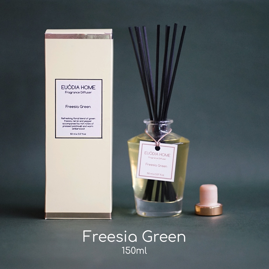 Jual Euodia Home Freesia Green Fragrance Diffuser Aromaterapi