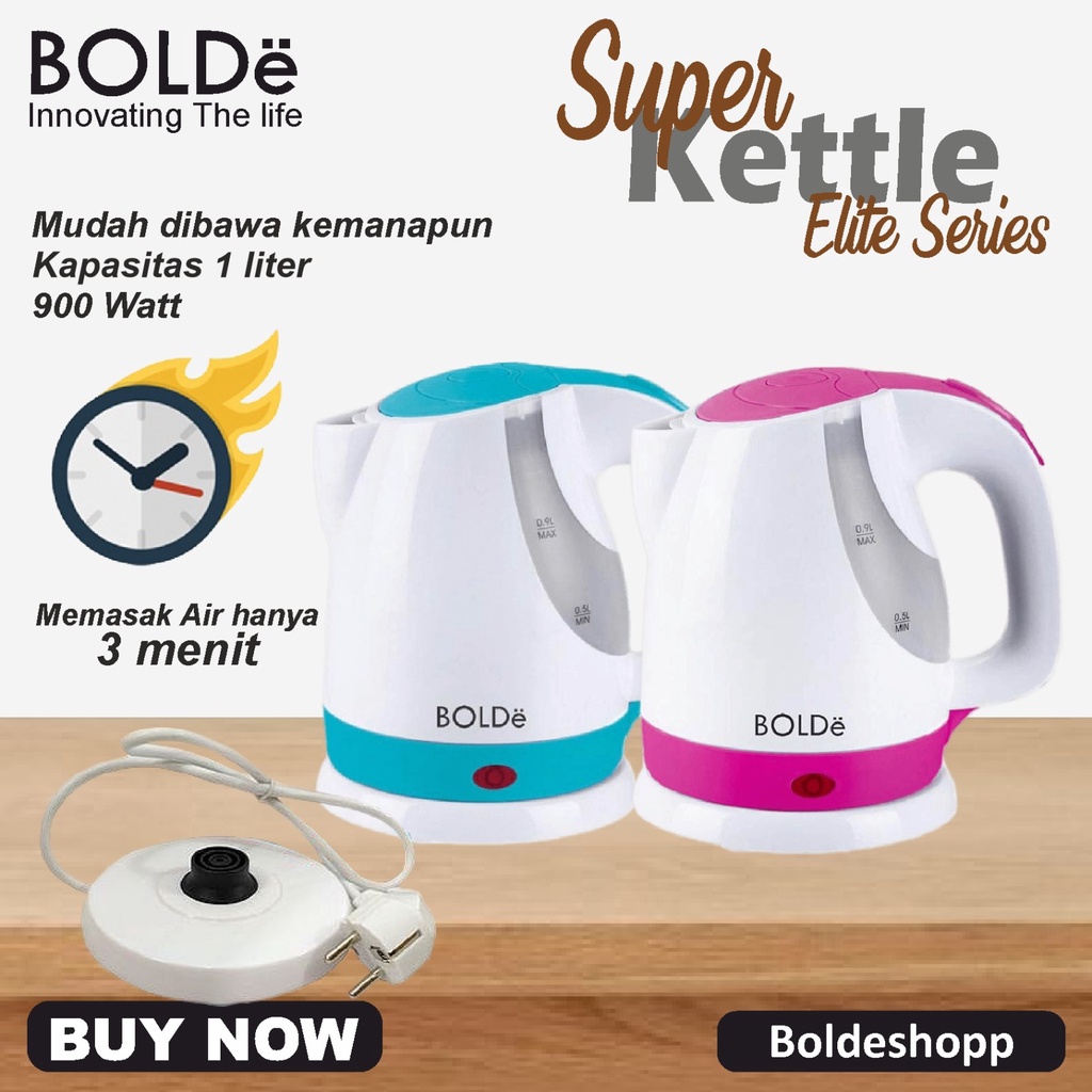 Jual Teko Termos Ceret Listrik Pemanas Air Elektrik Super Kettle Elite