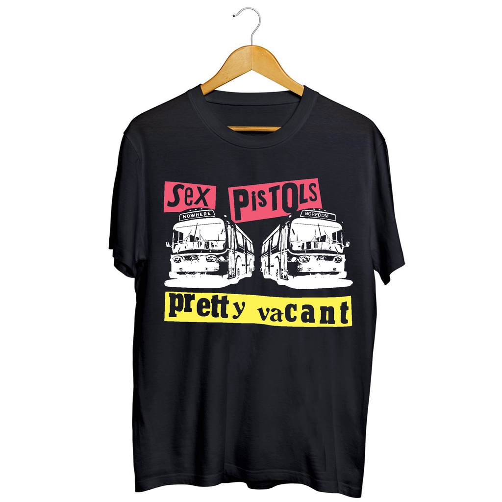 Jual Kaos Band Sex Pistols Pretty Vacant Tshirt Band Rock Metal