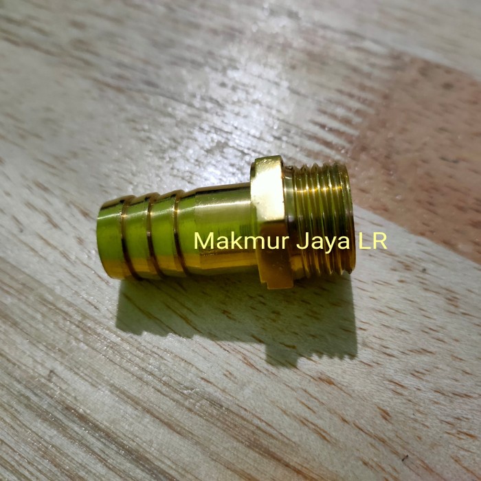 Jual Nepel Selang Kuningan Drat Luar X Inch Hose Connector