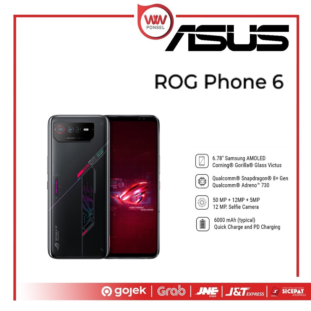 Jual Hp Asus ROG Phone 6 Ram 12GB Internal 256GB Garansi Resmi Shopee