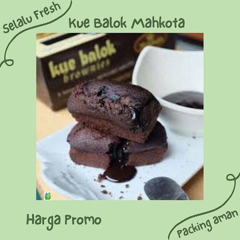 Jual Kue Balok Brownies Mahkota Asli Bandung Original Oleh Oleh Bandung