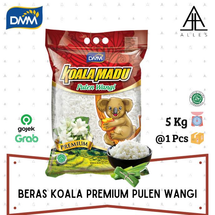 Jual BERAS KOALA PREMIUM PULEN WANGI BERAS PULEN 5 KG Roc04 Shopee