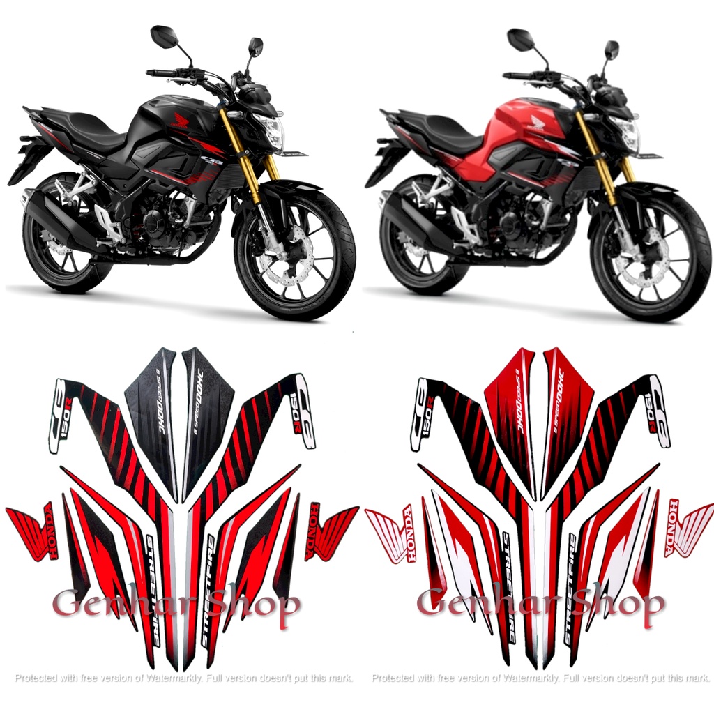 Jual Stiker Striping Lis Body Motor Honda Cb R Striping Cb R