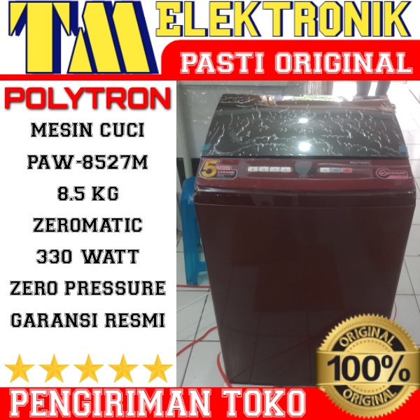 Jual MESIN CUCI 1 TABUNG POLYTRON PAW 8527 MESIN CUCI 8 5 KG Shopee