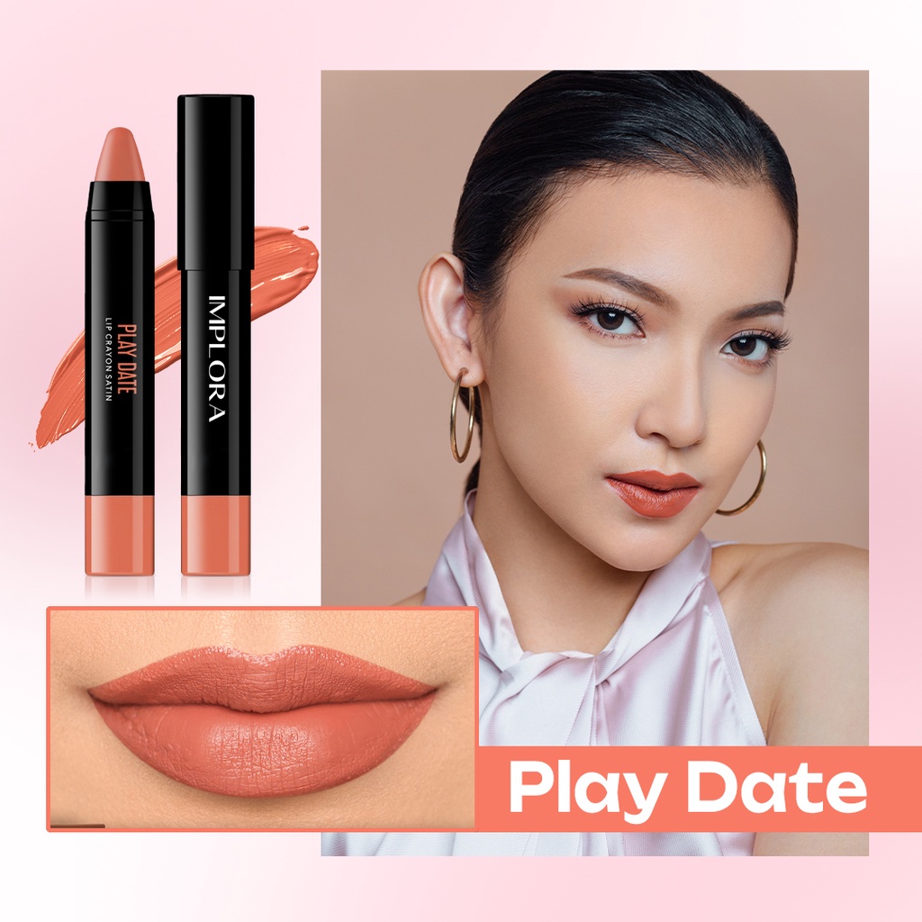 Jual Implora Lip Crayon Satin Shopee Indonesia