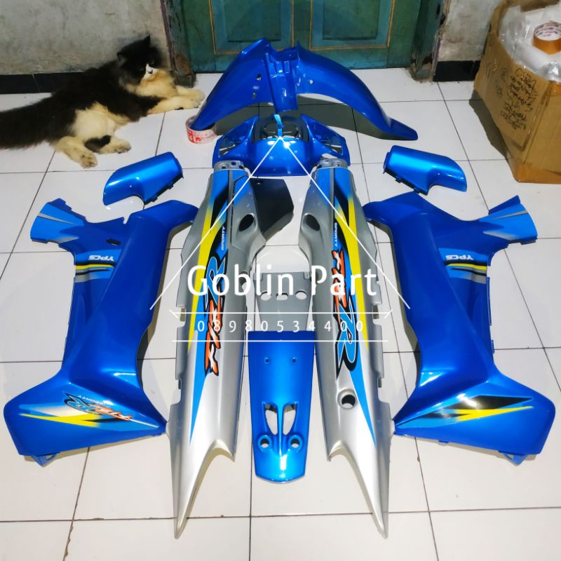 Jual Cover Body Fullset Halus FizR F1zr Dual Tone Limited Edition Biru