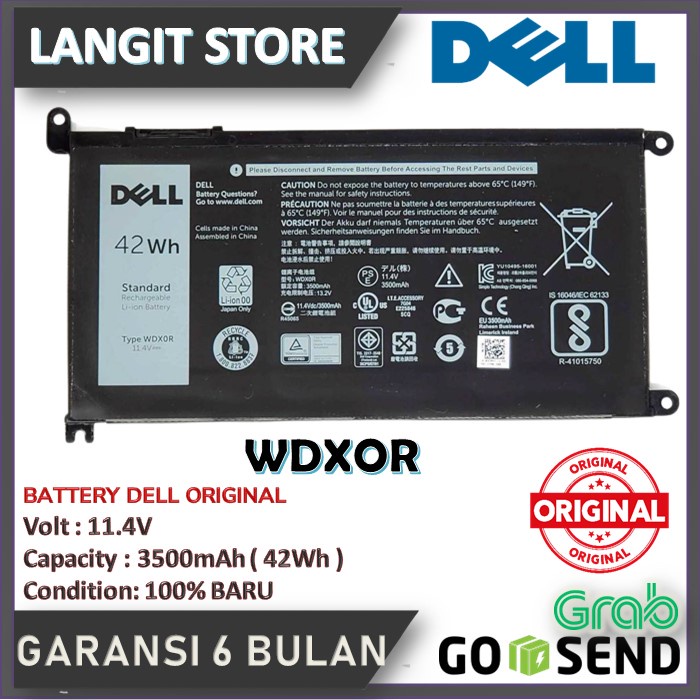 Jual Original Baterai Dell Inspiron Series