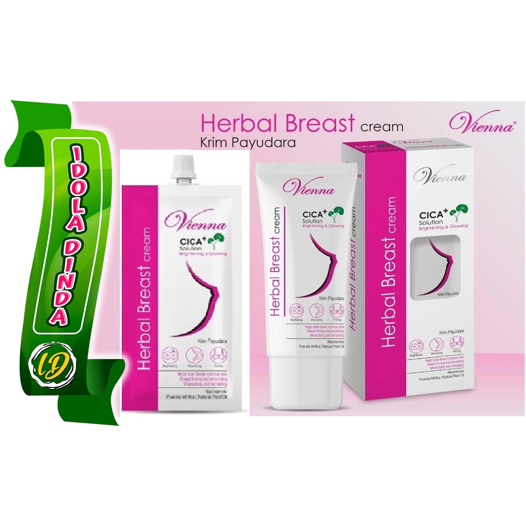 Jual VIENNA HERBAL BREAST CREAM 80 ML TUBE 30 ML SACHET Shopee