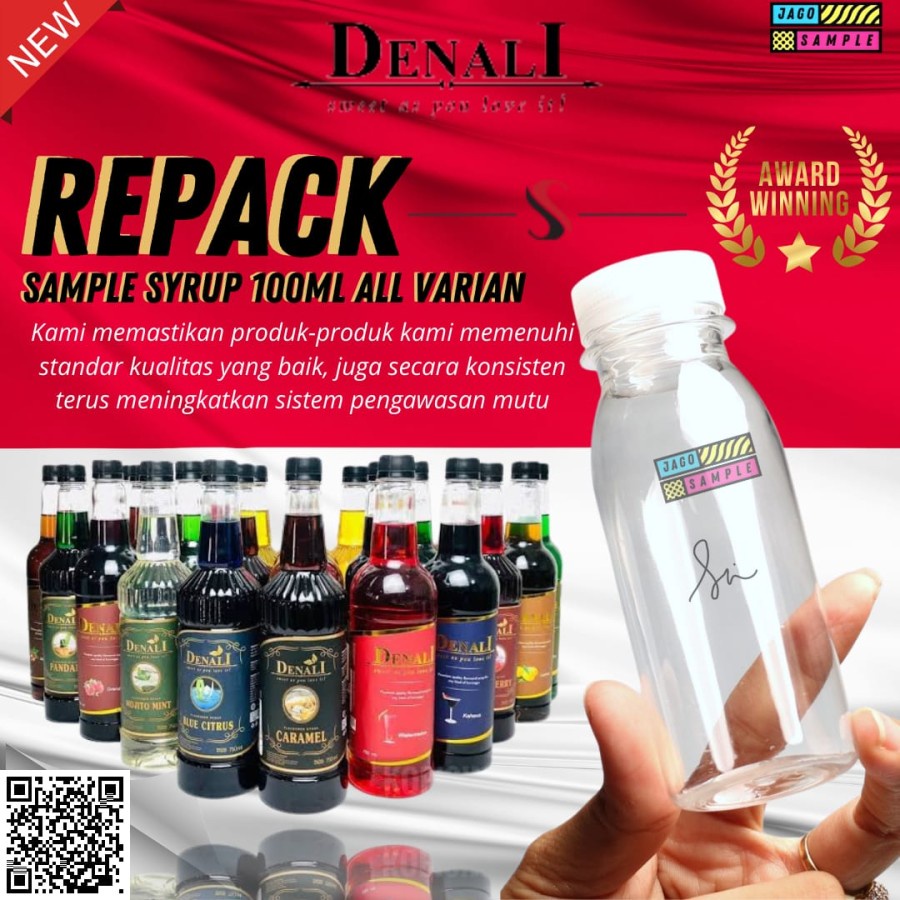 Jual Repack Denali Syrup Ml Sample Sirup Ml Shopee Indonesia