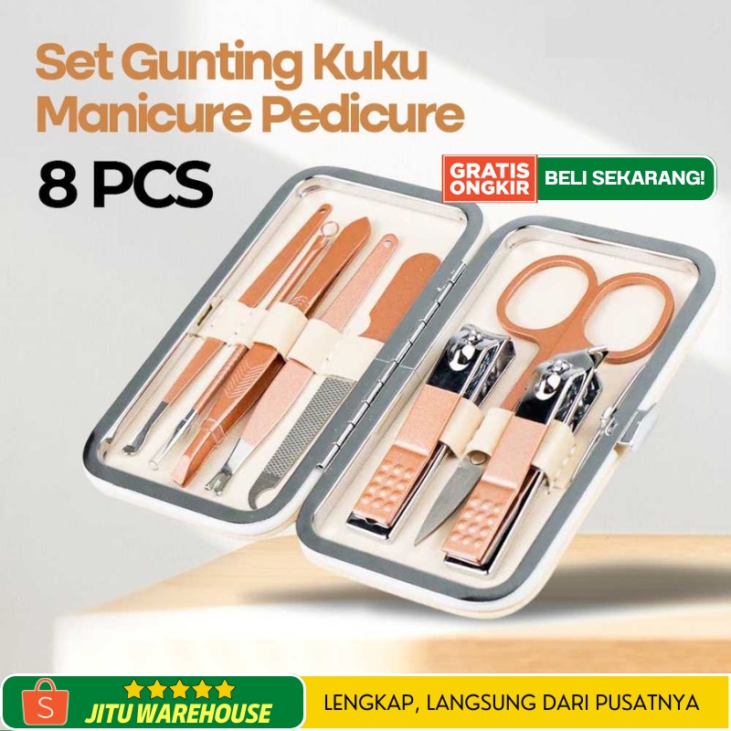 Jual Set Gunting Pemotong Kuku Perawatan Kaki Pedicure Manicure Premium