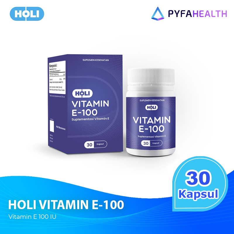 Jual Holi Vitamin E 100 IU 30 Kapsul Shopee Indonesia