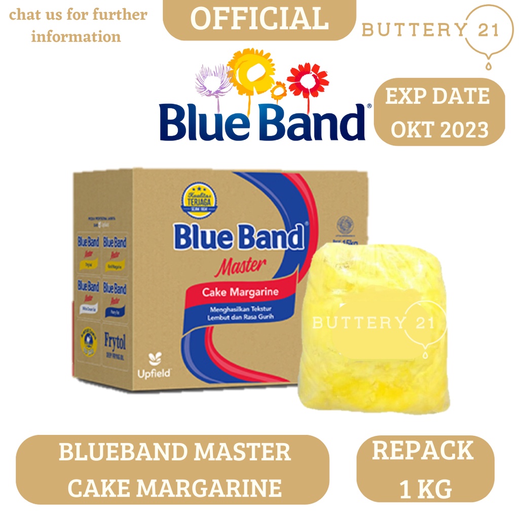 Jual Repack Kg Blue Band Master Cake And Margarine Mentega Shopee