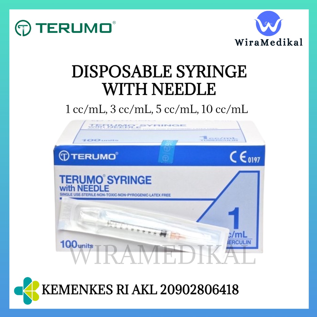 Jual Spuit Syringe Cc Cc Cc Cc Alat Suntikan Terumo Shopee Indonesia